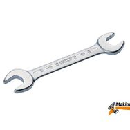 İzeltaş 20X22 mm Kısa Boy Gri İki Ağız Çatal Anahtar