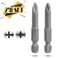 İzeltaş 2'li Yıldız Bits Uç Ph2 - Pz2 50 mm Matkap Ucu Seti