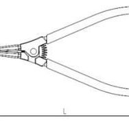 İzeltaş 3301 140mm Dış Segman Pense