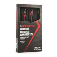 İzeltaş 4120 6 Parça Kraft Serisi Yıldız Uçlu Tornavida Seti