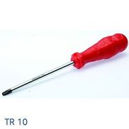İzeltaş 4776180010 Delikli Tor X Uçlu Tornavida, Kırmızı, TR 10 Tornavida