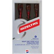 İzeltaş Kraft Seri Yıldız Uçlu Tornavida Seti 6 Parça