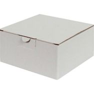 İzivo Beyaz 13,5x13,5x6,5 cm 100 Adet Kilitli Kargo Kutusu