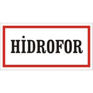 İzmir Serigrafi Hidrofor (Kendinden Yapışkanlı Etiket) 17 x 35 cm