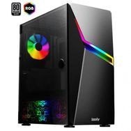 Izoly Argb Cyberpunk Ax3 Argb Fullglass Oyuncu Bilgisayarı Kasası