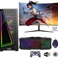 İzoly Jet X i5-4590 16GB RAM 256GB SSD 6GB GTX 1660 Super FreeDOS 24 inç Monitör Oyun Bilgisayarı