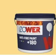 İzower Krem 30 18 kg Anti Fire Paint Yangın Geçiktirici Boya