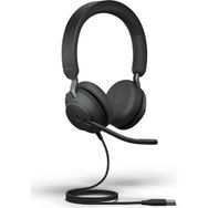 Jabra Evolve2 40 MS Stereo Siyah Headset Saç Bandı Kulaklık