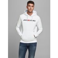 Jack & Jones 12137054 Beyaz Erkek Sweatshirt