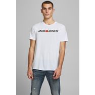 Jack & Jones 12137126 Beyaz Erkek T-Shirt