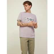 Jack & Jones 12209209 Eflatun Bisiklet Yaka Erkek T-shirt