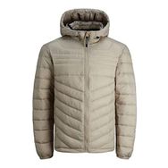 Jack & Jones 12211785 JJEHero Puffer Crockery Kapüşonlu Erkek Mont
