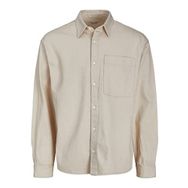 Jack & Jones 12224331 Ekru Erkek Gömlek