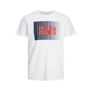 Jack & Jones 12233999 Jjecorp Logo Tee Play SS O-Neck Noos Beyaz Erkek T-shirt