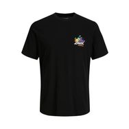 Jack & Jones 12235304 Jorcabana Graphic Tee SS Crew Neck LN Siyah Erkek T-Shirt