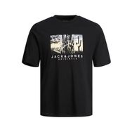 Jack & Jones 12235522 Jorsplash Photo Tee Ss Crew Neck Siyah Erkek T-shirt