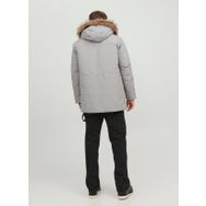 Jack & Jones 12235858_JJEWING PARKA SN Gri Erkek Mont