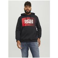 Jack & Jones 12236806_JJECORP LOGO SWEAT HOOD PL Siyah Erkek Sweatshirt
