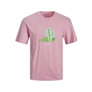 Jack & Jones 12238166 Pembe Erkek T-shirt