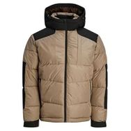 Jack & Jones 12239001 Mountain Trail Krem Suya Dayanıklı Jcootis SN Erkek Günlük Mont