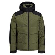 Jack & Jones 12239001 Olive Night Suya Dayanıklı Jcootis SN Yeşil Erkek Günlük Mont