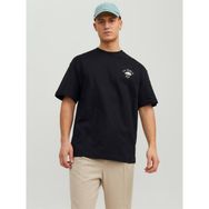 Jack & Jones 12241610-Black Jormontecarlo Watercolor Tee Ss Crew Sn Siyah Erkek T-shirt