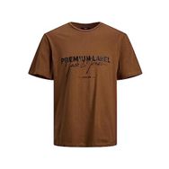 Jack & Jones 12242743 Kahverengi Erkek T-shirt