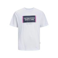 Jack & Jones 12252681 Beyaz Erkek T-shirt