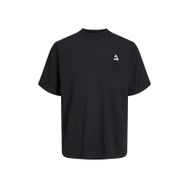 Jack & Jones 12253435 Jcotriangle Tee SS Crew Neck SN Siyah Erkek T-shirt