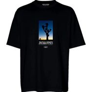Jack & Jones 12255639 Siyah Erkek T-shirt