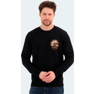 Jack & Jones 12256818 Siyah Erkek Sweatshirt
