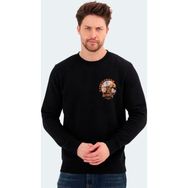 Jack & Jones 12256818 Siyah Erkek Sweatshirt