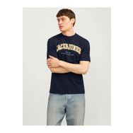 Jack & Jones 12257579 Jjecaleb Varsity Tee Ss O-Neck Noos Navy Blazer Erkek T-shirt