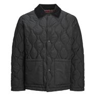 Jack & Jones 12262454-BLACK Jprblucalep Quilted Siyah Erkek Mont