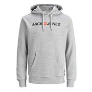 Jack & Jones BS000086 Jjecorp Açık Gri Melanj Erkek Sweatshirt