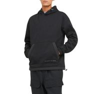 Jack & Jones Core Jcofilo Plain Aw23 Sweat Hood SN Siyah Erkek Sweatshirt