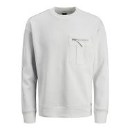 Jack & Jones Core Jcospace Pocket Sweat Mix Package Gri Erkek Sweatshirt