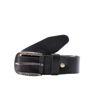 Jack & JONES Erkek Jjipaul Jjleather Belt Noos Kemer Siyah 90 cm (Üretici Bedeni: 90)