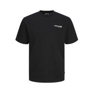 Jack & Jones Jcoaero Print Tee SS Crew Neck Noos Siyah Erkek T-shirt