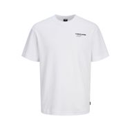 Jack & Jones Jcoaero Tee Ss Beyaz Bisiklet Yaka Erkek T-shirt
