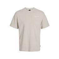 Jack & Jones Jcoaero Tee Ss Moonbeam Bisiklet Yaka Erkek T-shirt