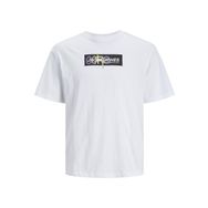 Jack & Jones Jcoaop Print TEE SS Crew Neck Beyaz Erkek T-shirt