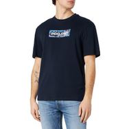 Jack & Jones Jcoaop Print Tee Ss Lacivert Navy Blazer Bisiklet Yaka Erkek T-shirt