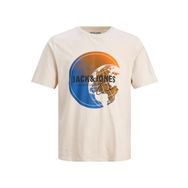 Jack & Jones Jcocapsule Gradient Tee SS Crew Neck MC Moonbeam Erkek T-shirt