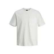 Jack & Jones Jcocommute Pocket Tee Ss Crew Neck Beyaz Erkek T-shirt