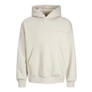 Jack & Jones Jcodigital Sweat Hood Kırık Beyaz Erkek Sweatshirt