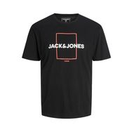 Jack & Jones Jcoexplored TEE SS Crew Neck MC Siyah Erkek T-shirt