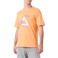 Jack & Jones Jcofloral Üçgen SS FST Tangerine Bisiklet Yaka Erkek T-shirt