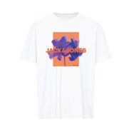 Jack & Jones Jcoflorals Tee Ss Crew Neck FST Beyaz Erkek T-shirt