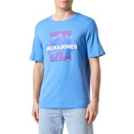 Jack & Jones Jcoflorals Tee Ss Crew Neck Fst Pacific Coast Erkek T-shirt